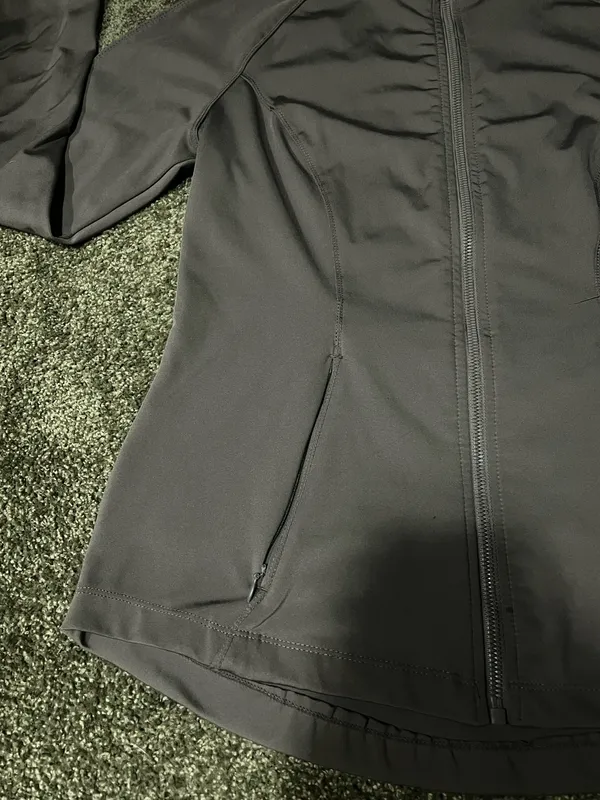 90 Degrees by Reflex Jacket Athletic Zip-Up Brown - Image 2