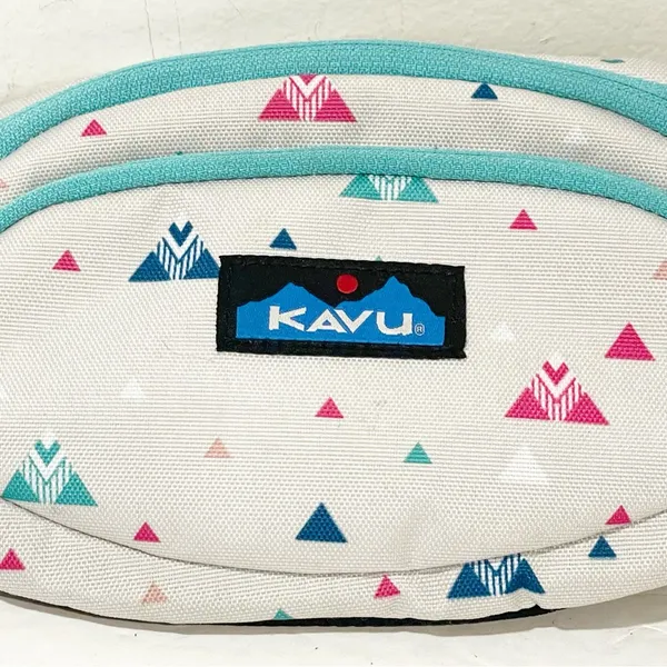 Kavu CANVAS‎ SPECTATOR Waist Pack Belt Bag Fanny Pack Pouch ICY TERRAIN - Image 2