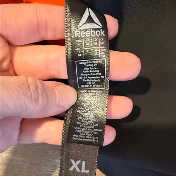 Reebok Puremove Black & Orange Sports Bra XL Athletic‎ Gym Workouts - Image 9