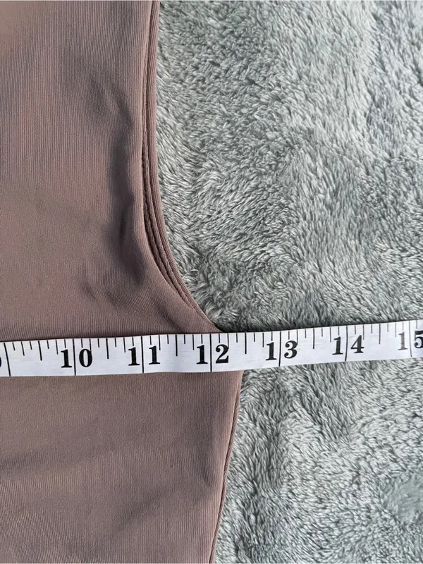 Aritzia Babaton Contour muscle tank top Taupe minimalist classic essential XS - Image 7