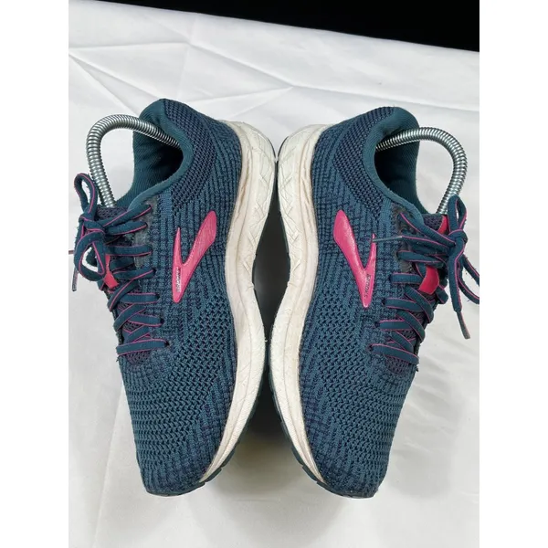 Brooks Womens Blue Pink Revel 3 Running Shoes Size 8 SKU 7454 - Image 2