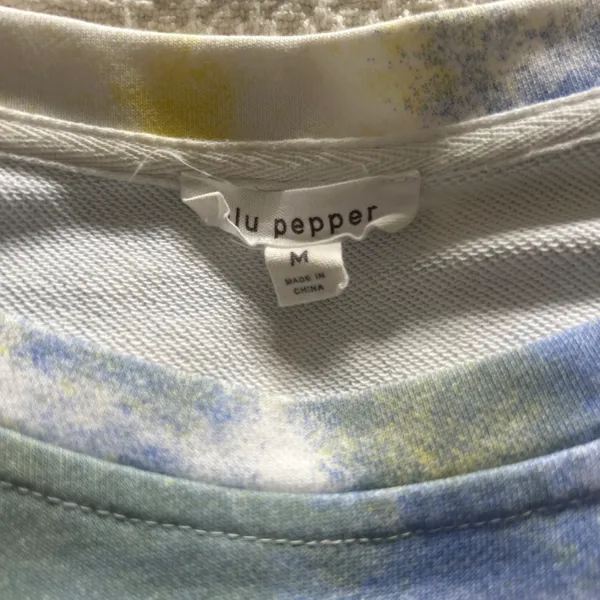 Blu Pepper Tie-dye Top & Shorts Set Size M - Image 3