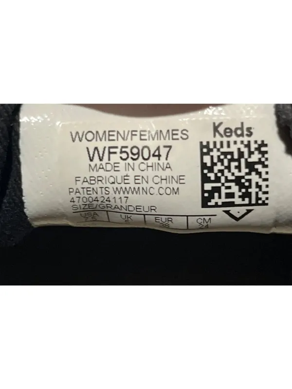 Keds Womens 7.5 Grey Canvas Slip On Sneakers WF59047 USED - Image 14