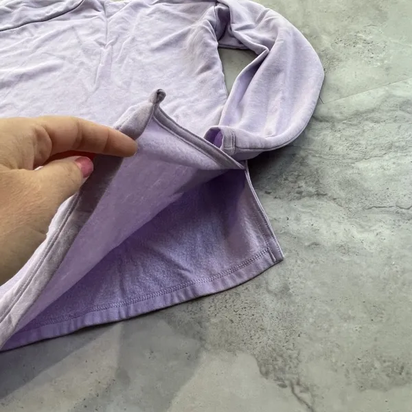 Joy Lab Funnel Neck Pullover Thin‎ Sweatshirt Size XS Xsmall Lavender Purple - Image 3