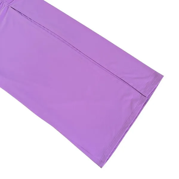 Susana Monaco Ruched Slit Maxi‎ Dress in Violet - Image 5