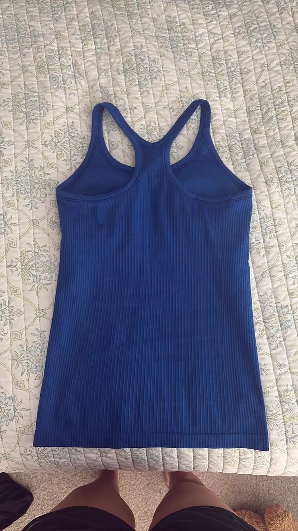 Blue Lululemon Ebb To Street Tank  - Image 2