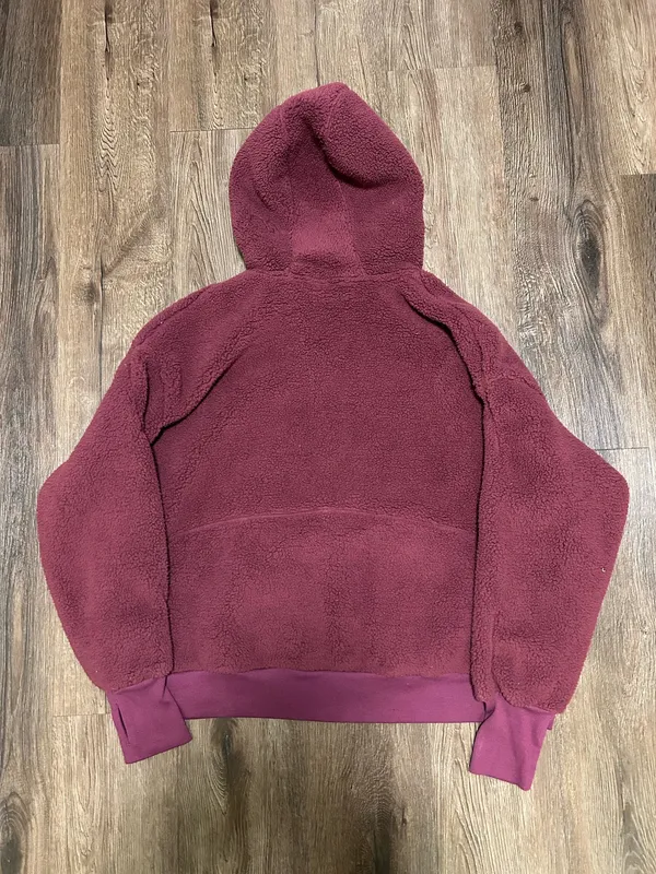 All in Motion Burgundy Sherpa 1/4 Zip - Image 3