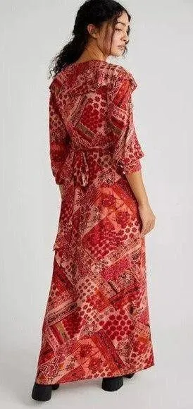 Free People Lennon Dress in Red Size Small NWT $168 - Image 2