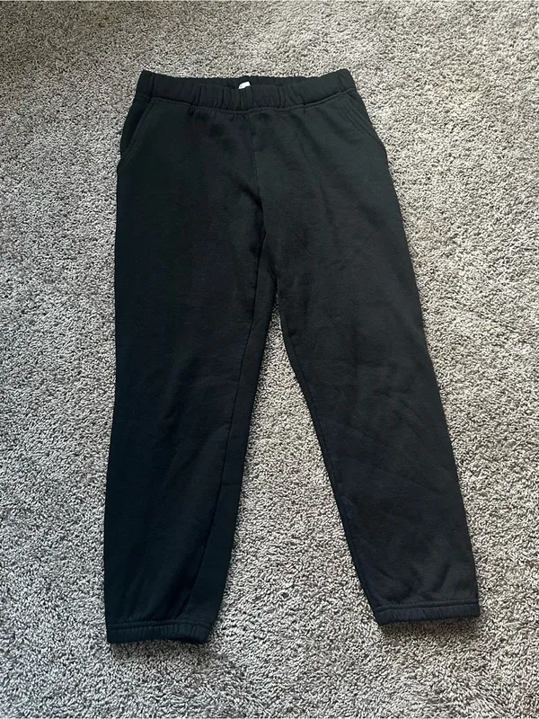 Rosio Black Women's Fleece Jogger Sweatpants - Image 2