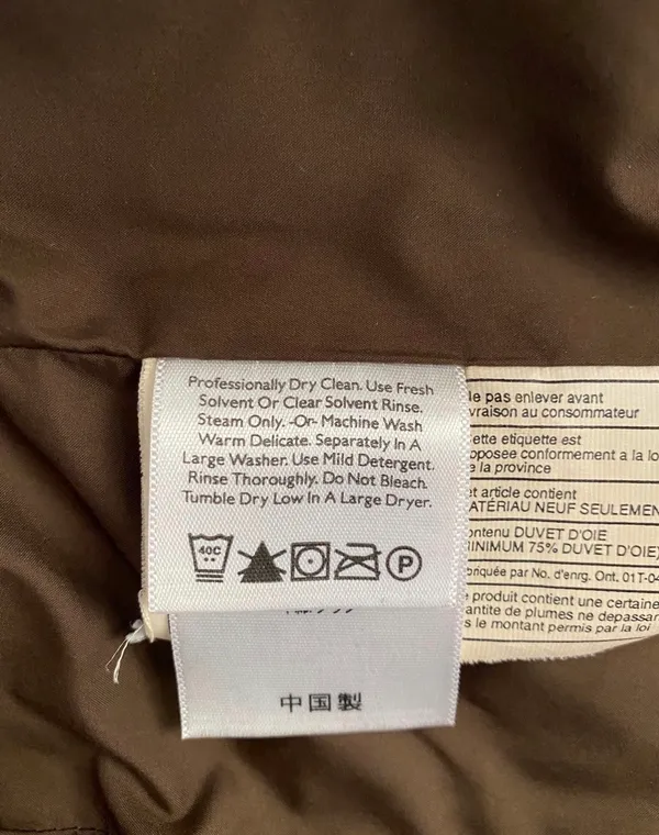 Eddie Bauer Women’s M Brown Down Puffer Vest Full Zip Pockets Lightweight - Image 5