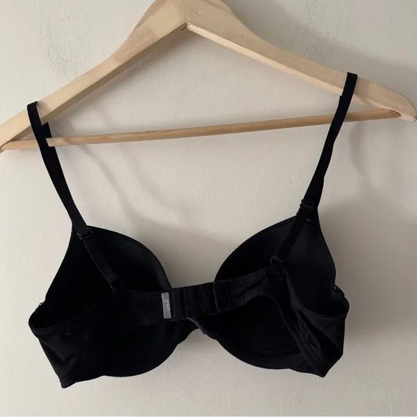 Aerie Black Bra‎ With Small Buttons 34C - Image 4