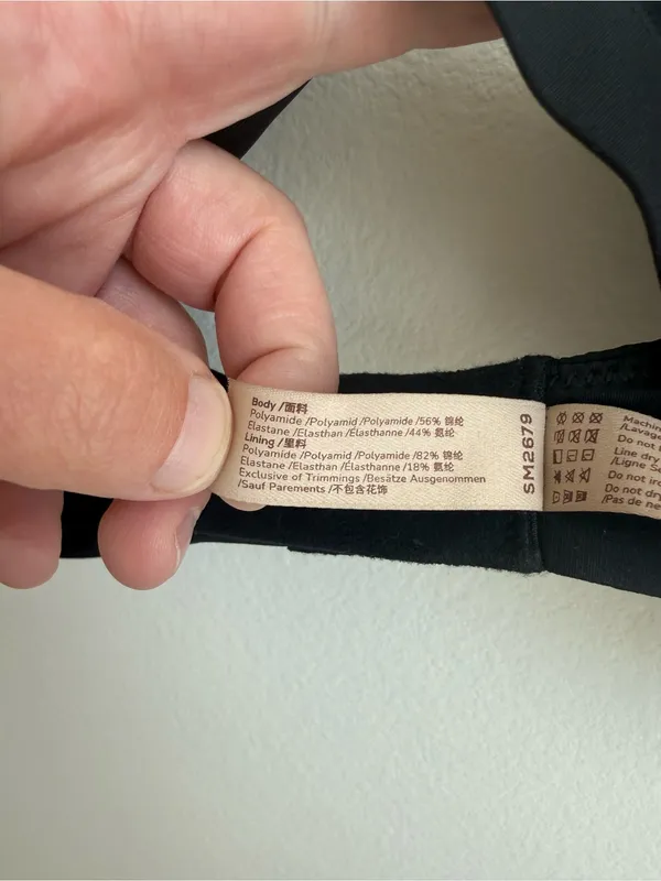 InLyric Black Wireless Bralette Triangle Bra Soft Stretch Women's Large NWOT - Image 8