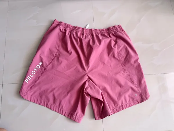 Peloton Output Climb Shorts XL Mens Pink 7" Training Hybrid Cycling Lined Gym - Image 12