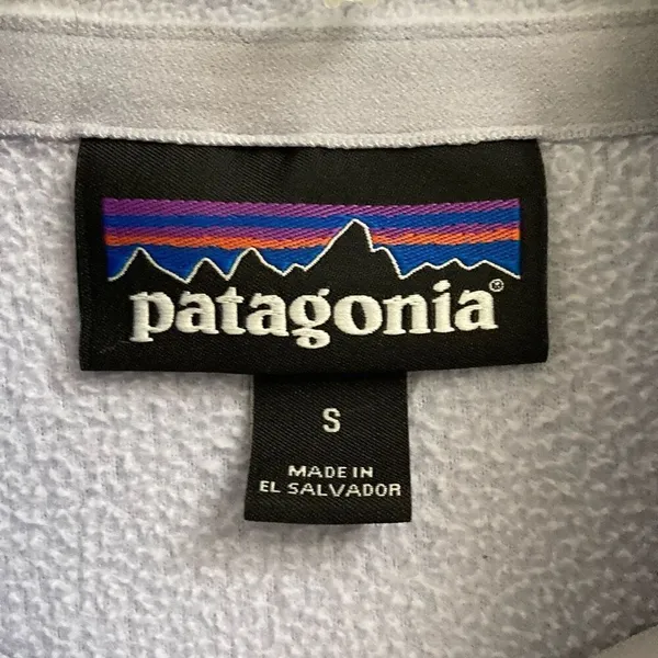 Patagonia Micro D 1/4 zip lavender fleece pullover sweatshirt‎ women’s S - Image 7