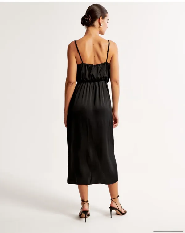 NWT Abercrombie&Fitch Satin Midi Dress - Image 2
