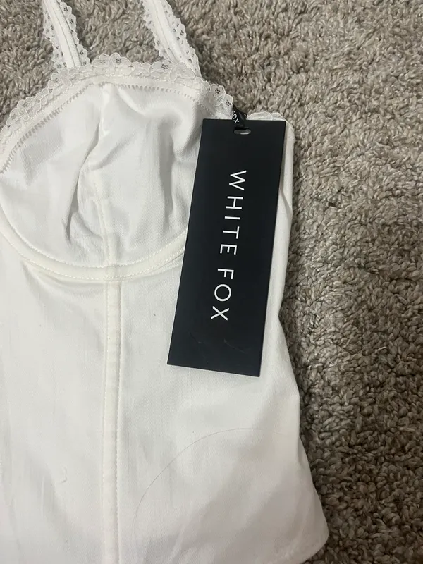 White Fox something in you bustier white - Image 2