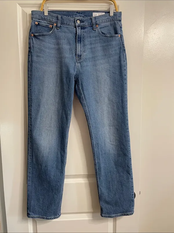 GAP | High Rise '90s Straight Jeans Size 32/14R - Image 3