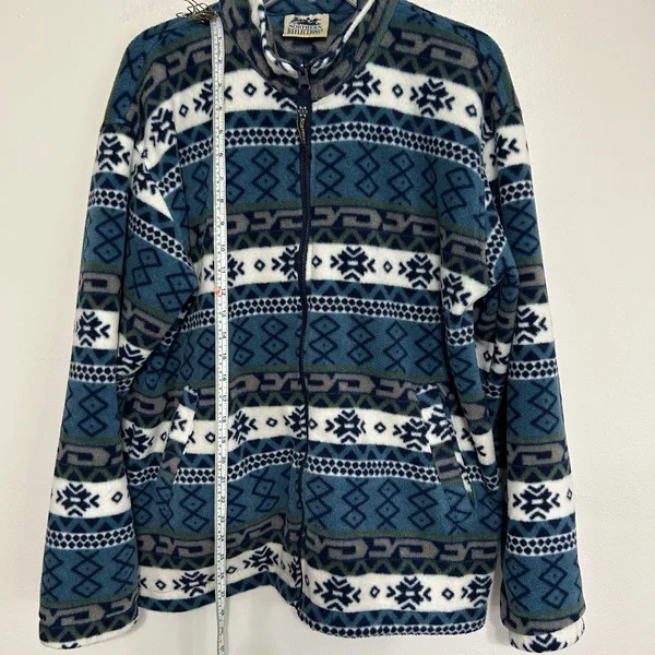 Vintage Northern Reflections Nordic Fleece Jacket L - Image 3
