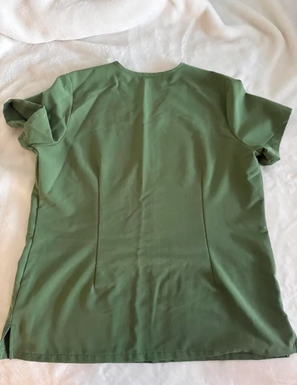 FIGS Green Scrub Top - Image 2