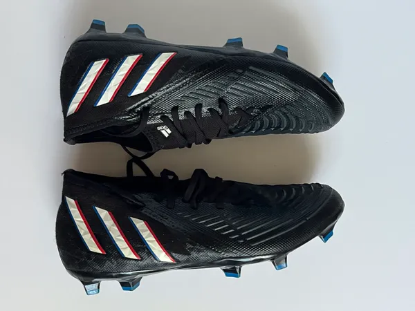 Adidas PREDATOR EDGE.3 Firm Ground Soccer Cleats | Black | Men's - Image 3