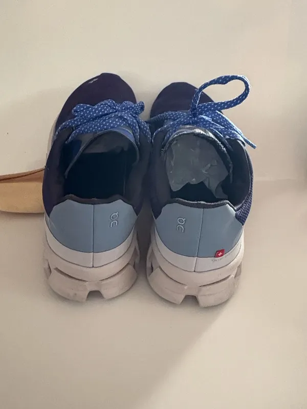 On Cloud Cloudmonster Running Shoes Navy Blue Light Blue Size 7.5 - Image 5