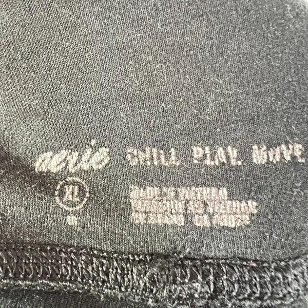 Aerie Black Leggings Athleisure Minimalist‎ Casual Sz XL - Image 3