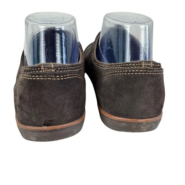 Grasshoppers Brown Suede & Mesh Slip On Zip Up‎ Comfort Flat Shoes Women's 8W - Image 3
