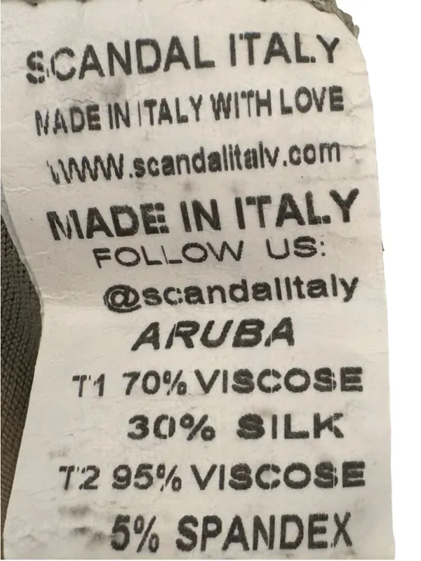 Scandal Italy Silk Aruba Dress Women’s One Size Sage - Image 3