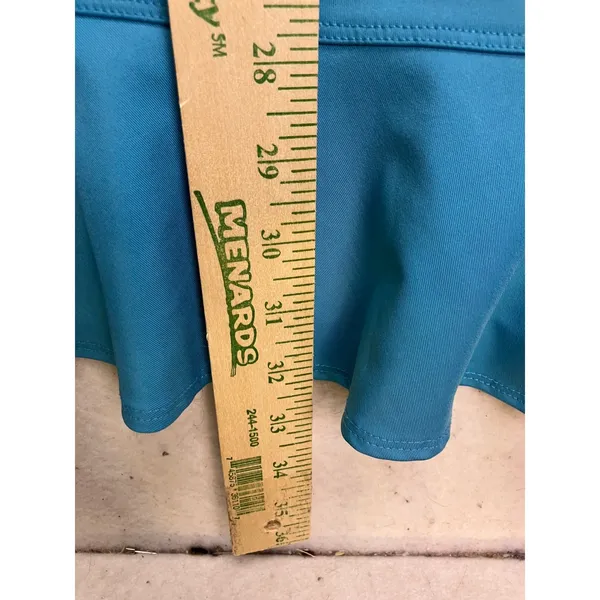 Tommy Bahama Golf Dress Womens‎ S Blue Excellent Quarter Zip Ruffle Hem Mini - Image 5