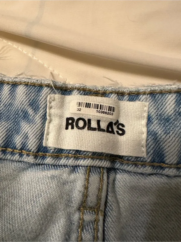 Rollas Original High Rise Straight Jeans - Distressed - Size Aussie 14 (US 10) - Image 7