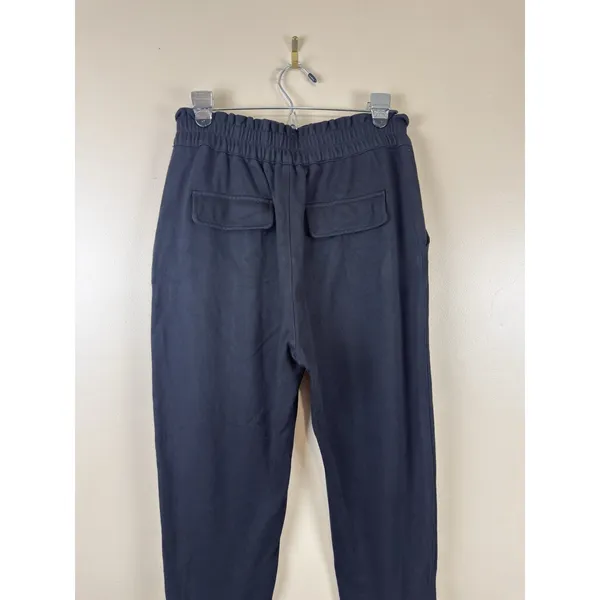 Zara Women’s Black Paperbag Waist High Rise Elastic Waist Tapered Pants Size M - Image 7