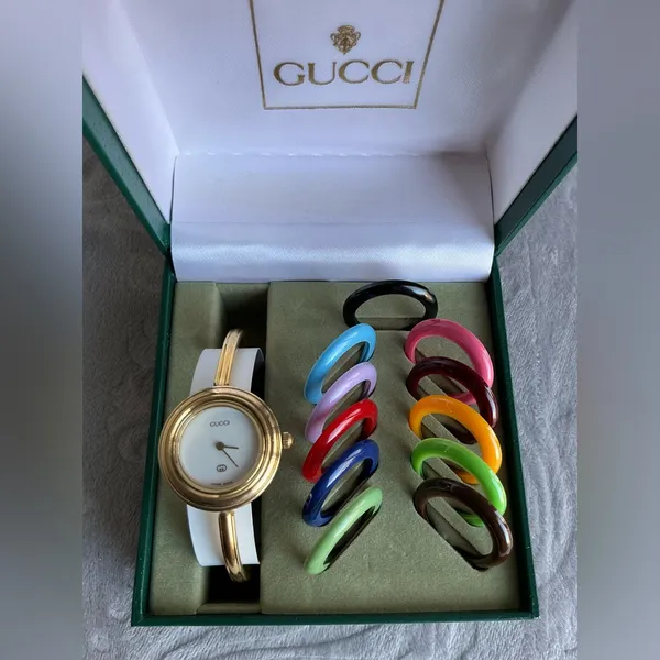 GUCCI interchangeable bezel watch set🔥🔥🔥 - Image 11