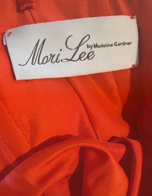 Mori Lee fancy red evening dress - Image 6