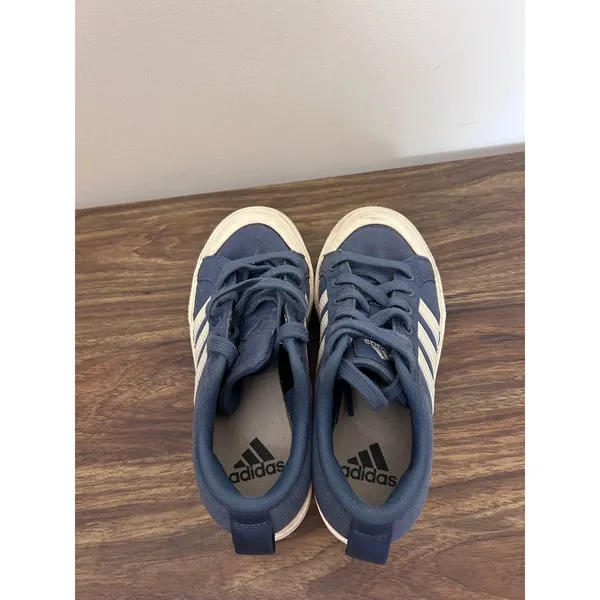 Adidas Nizza Platform Navy‎ Blue Canvas Low Top Sneakers ID1084 Womens 5 - Image 3