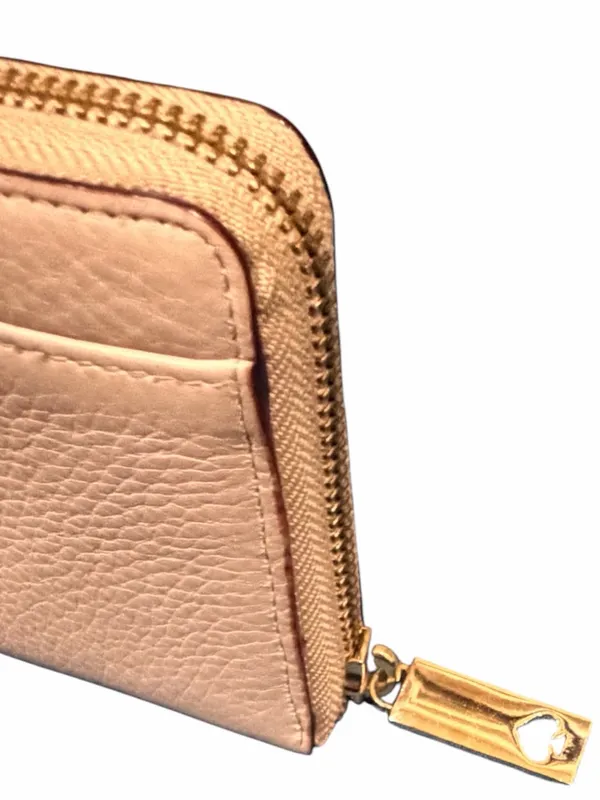 Kate Spade Pebbled Leather Zip Around Long Wallet in Blush Pink - Image 2