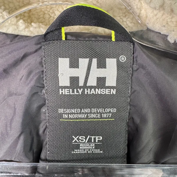 Helly Hansen Aden‎ Insulated Parka Jacket Black Primaloft Sherpa Hood Womens XS - Image 3