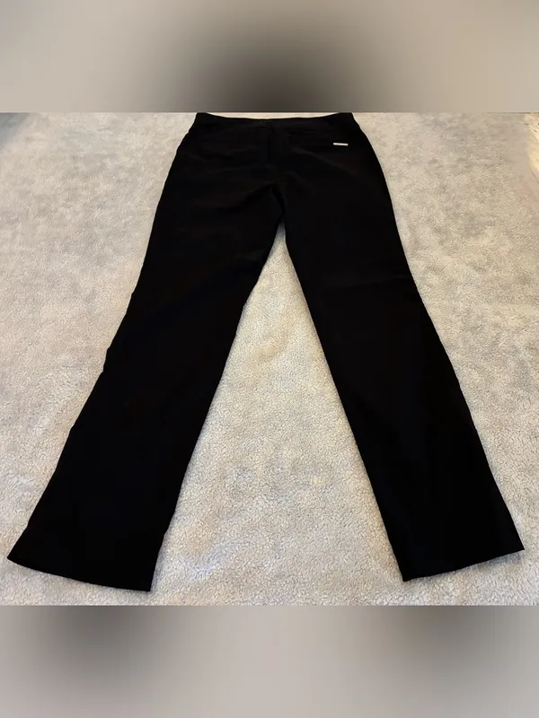 Anne Klein Black Straight Leg Dress Pants Size 4 - Image 6