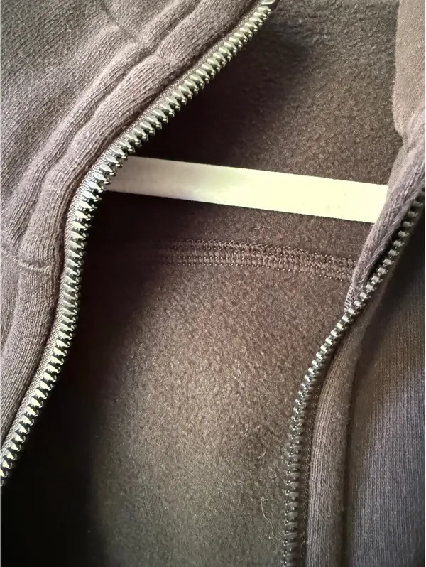 Lululemon Black Zip-Up Hoodie with Thumb Holes and Hood - Image 8