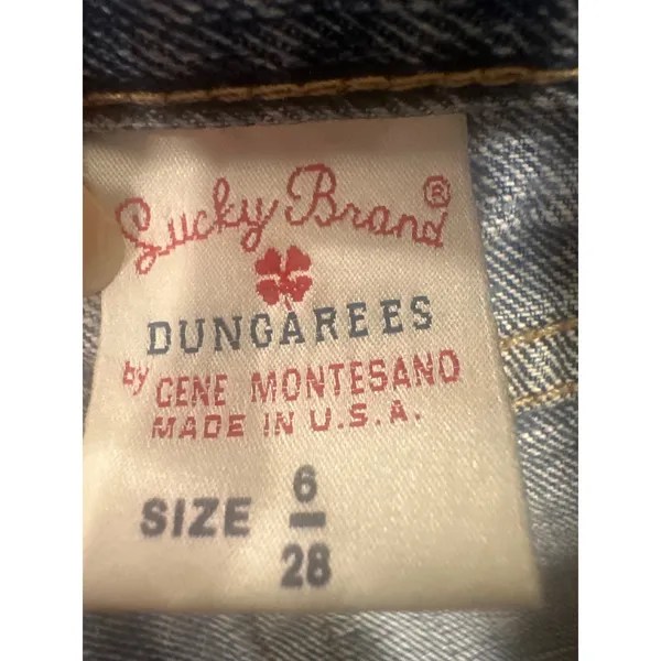 Lucky Brand Dungarees Womens 6/28 Blue Jeans Bootcut American Made Vintage Wash - Image 9