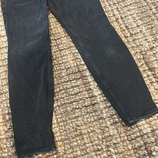 Abercrombie & Fitch The Skinny High Rise Black Denim Jean Size 28/6 - Image 5