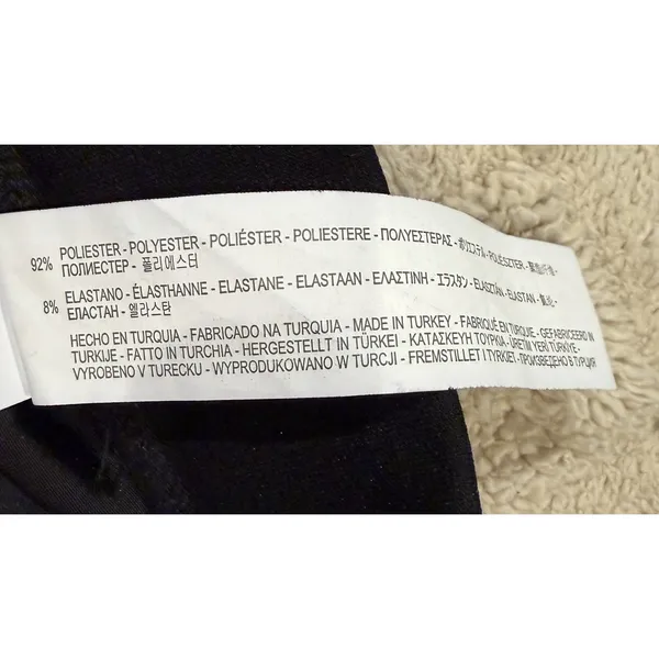 Zara Women’s Black Velvet High Waisted Pants With Ankle Zippers Large - Image 7