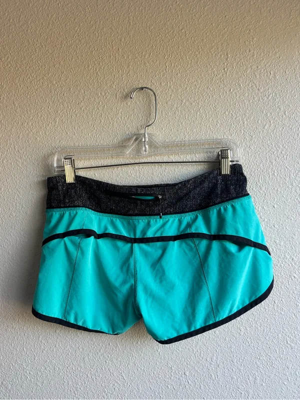 Lululemon athletica Women’s Teal Running Shorts - Image 3