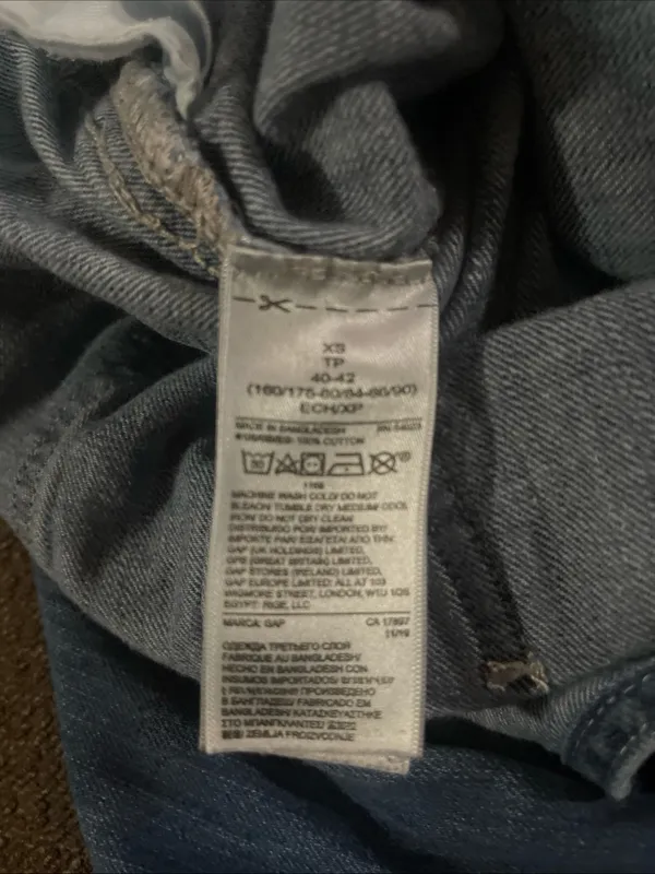 GAP Grey Denim Overalls - Image 10