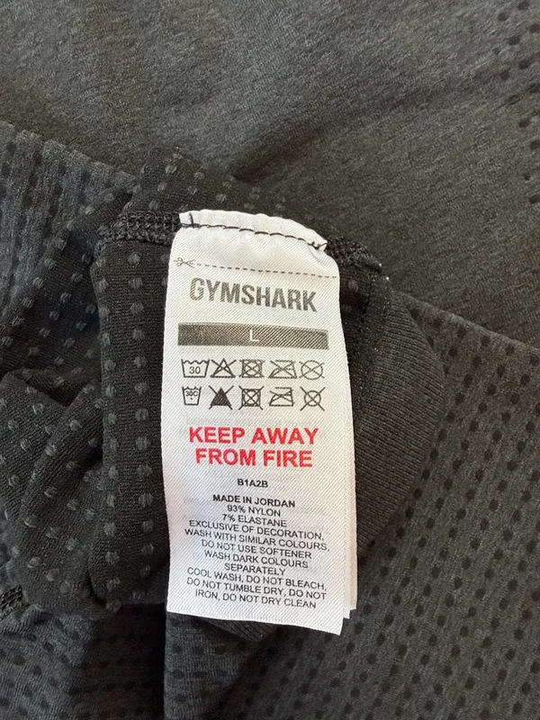 Gymshark Black Seamless High-Waist Leggings with Subtle Logo - Image 4