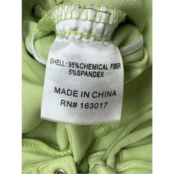 Princess Polly Green Midway Laced Flare Pants Women’s 8 - Image 4