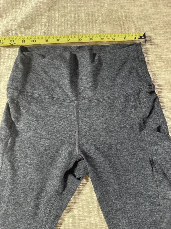 OFFLINE by Aerie The Hugger Leggings Womens Medium Gray High Rise Pocket - Image 2