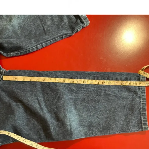 Southpole 10 Carpenter Capri Jeans Y2K Streetwear Workwear Denim grunge cropped - Image 6