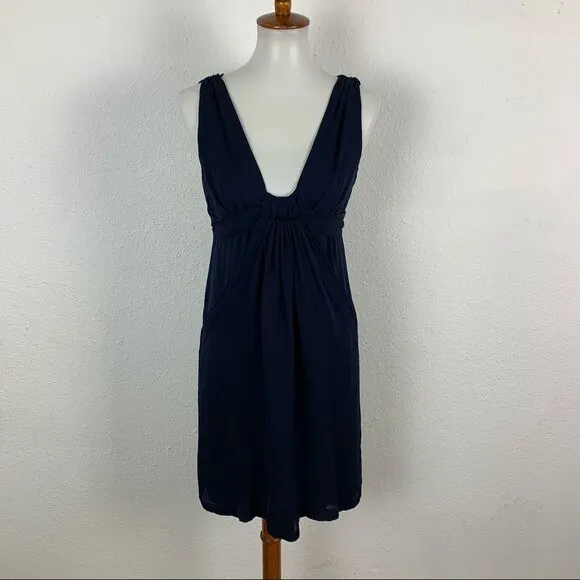 Graham And Spencer 100% Silk Deep V Neck Cocktail Party Dress‎ Small Made In USA - Image 10