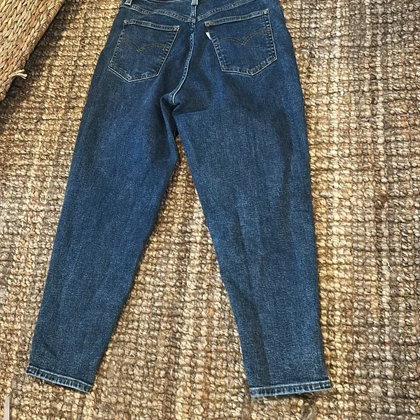 Levis Silvertab High Waisted Mom Jeans Tapered Women’s Size 29 Medium Wash - Image 11