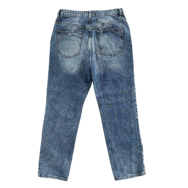 We‎ the Free People Dakota Straight Leg Jeans Size 29 Denim Distressed Cigarette - Image 2